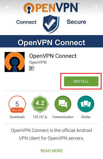 private internet access android openvpn connect